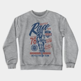 Bicycle Cycle Racing Vintage Design Crewneck Sweatshirt